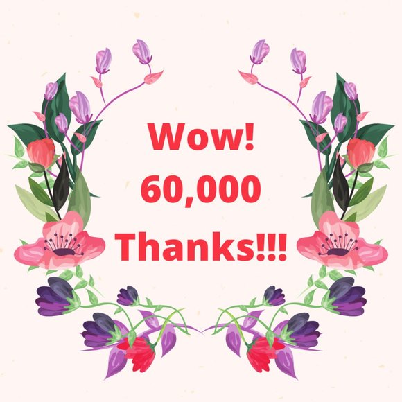 Wow 60,000 Followers